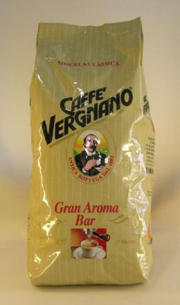 Caffè Vergnano Gran Aroma Giallo 1 kg Packung ganze Bohnen