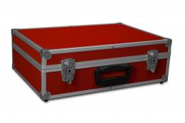 GORANDO® Transportkoffer rot | Alurahmen | 440x300x130mm | Für Werk...