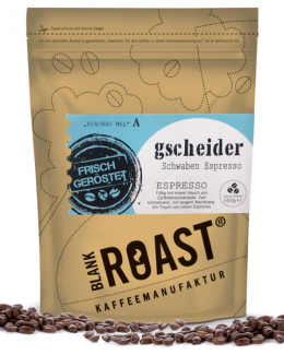 '''Gscheider'' Espresso Schwaben Röstung' BLANK ROAST