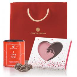 Love Set - Erdbeeren in Schokolade und ChocoHerz