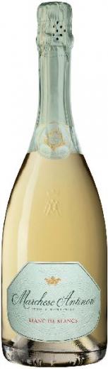Montensia. Marchese Antinori Blanc de Blancs Franciacorta DOCG Jg. Cuvee aus 85 Proz. Chardonnay, 15 Proz. Pinot Blanc