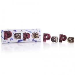 PAPA - Buchstaben aus Zartbitterschokolade