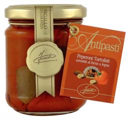 Peperoni tartufati olio d'Oliva 190 gr. Glas Inaudi