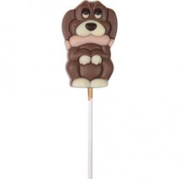 Schokoladen Lollipop Hund
