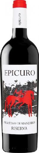 Epicuro Primitivo di Manduria Riserva DOP Jg. 2020 9 Monte im kleinen Holzfass gereift