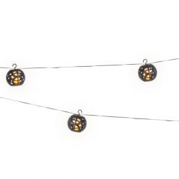 LED Lichterkette Feuerball - 8 Kugeln mit Flammeneffekt - Timer - L...